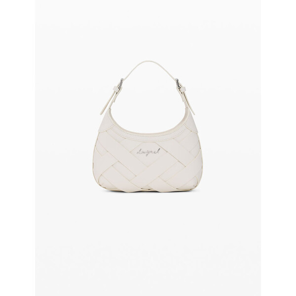 Desigual Mała pleciona torba z logo 26SAXPAO6006U
