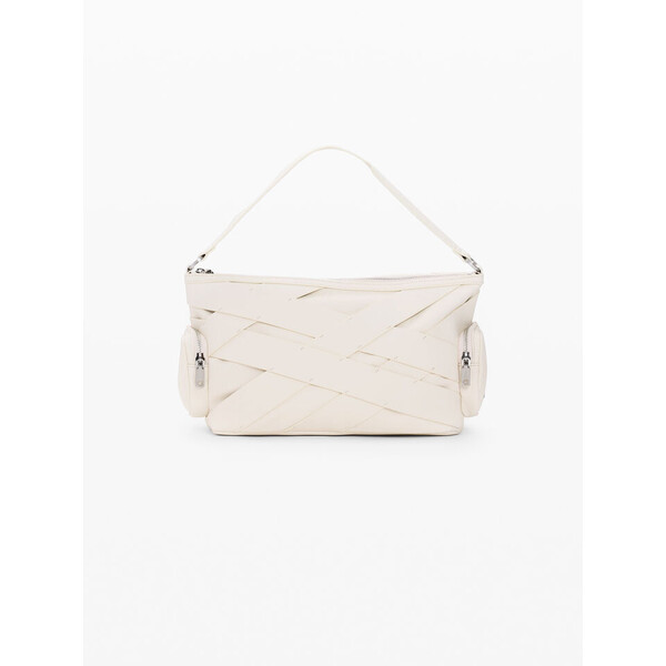 Desigual Średnia pleciona torba z logo 26SAXPBF6006U