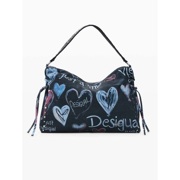 Desigual Duża torba z graffiti 26SAXA569019U