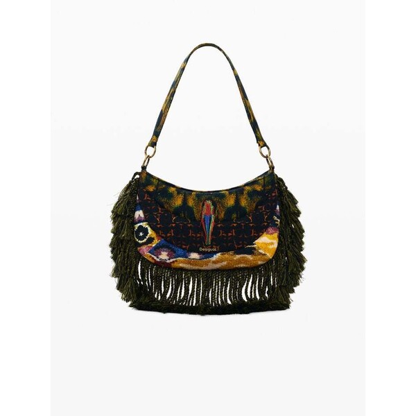 Desigual Torebka z frędzlami zaprojektowana przez pana Christiana Lacroix 26SAXA474092U