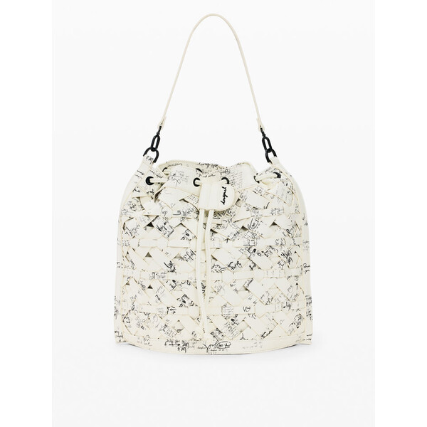 Desigual Średni plecak z letteringiem 26SAKP271008U