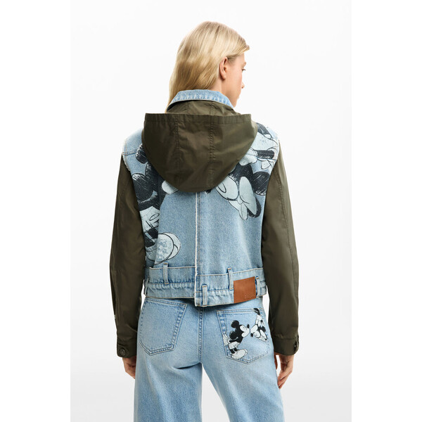 Desigual Dwumateriałowa parka Mickey Mouse™ 26SWED075053