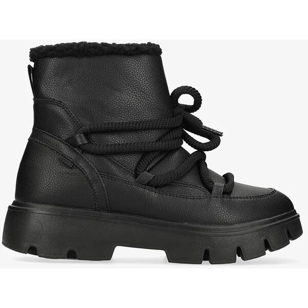 Mexx botki SIGMAR RHYTHM  damskie kolor czarny na płaskim obcasie lekko ocieplone MI001708253W-02 MI001708253W.02