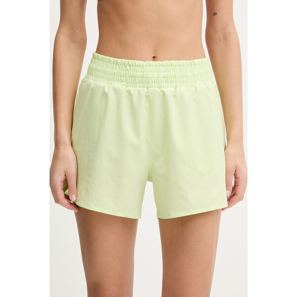 Salomon szorty treningowe SHKout  damskie kolor zielony high waist LC2843100