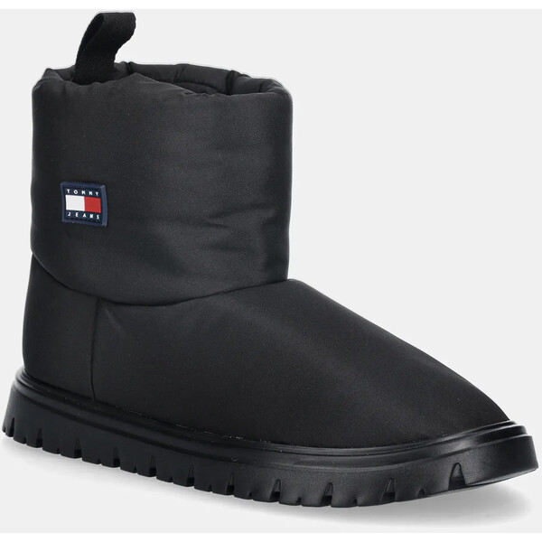 Tommy Jeans śniegowce TJW SNOW BOOT  kolor czarny EN0EN02823