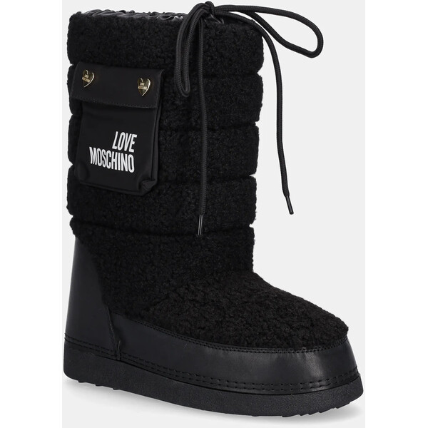 Love Moschino śniegowce  kolor czarny JA24452G0NISM00A