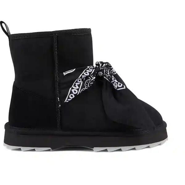 Emu Australia śniegowce zamszowe Sharky Mini Bandana  kolor czarny W13199 W13199.BLAK