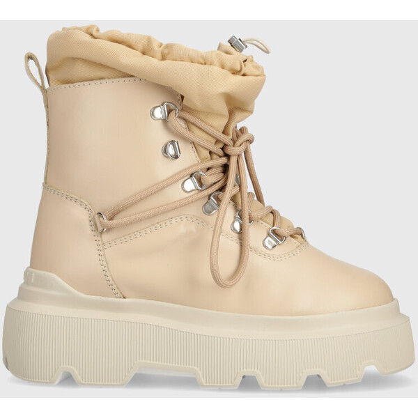 Inuikii śniegowce skórzane Endurance Hike  kolor beżowy 75107-135 75107.135.Beige