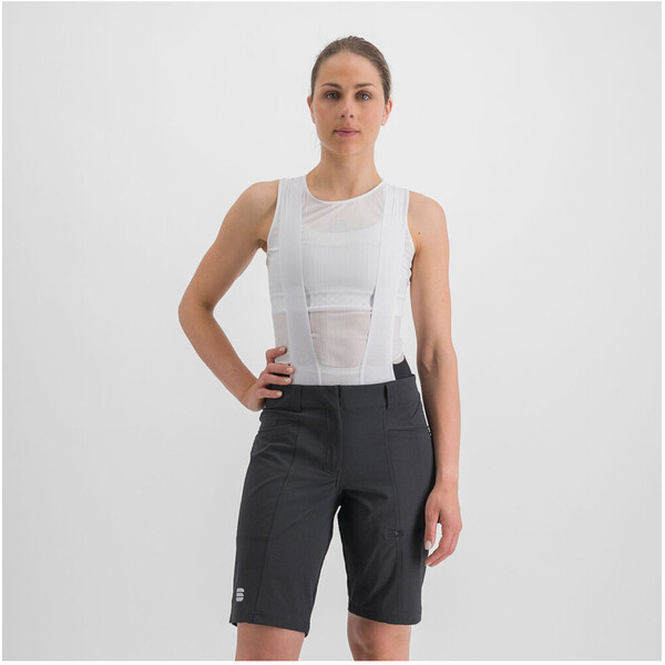 Sportful GIARA W Krótkie spodnie kolarskie bez szelek Sportful GIARA W czarny czarny