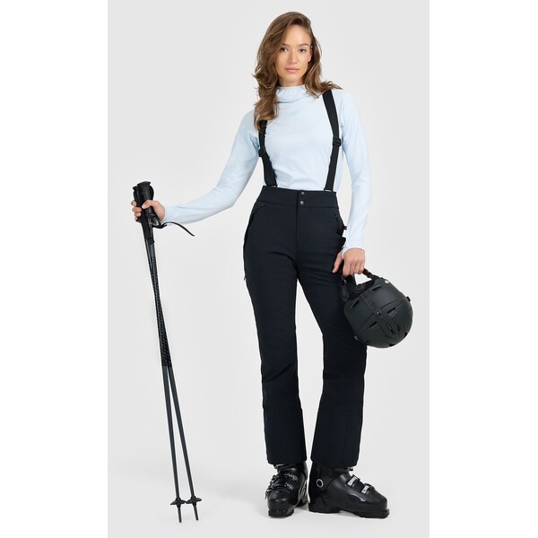 4F Spodnie narciarskie membrana Dermizax 20000 damskie - czarne NOSD4-SPDD300-21S