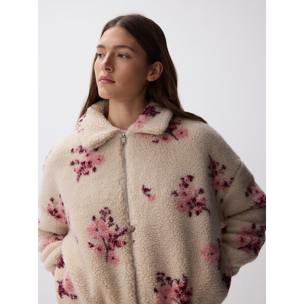 Reserved Miękka bluza z kołnierzykiem 768HS-02X