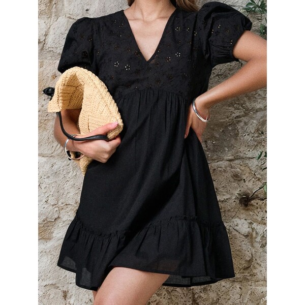 Sinsay Sukienka z krótkim rękawem 640FI-99X