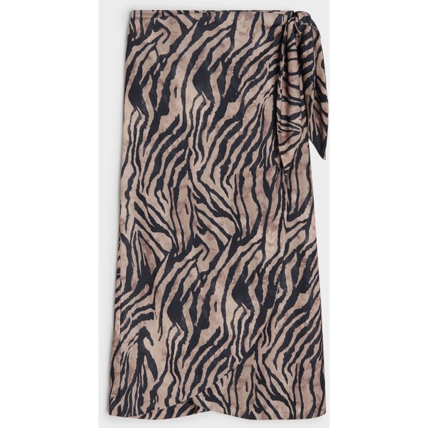 Sinsay Spódnica midi w zeberkę 264GZ-MLC
