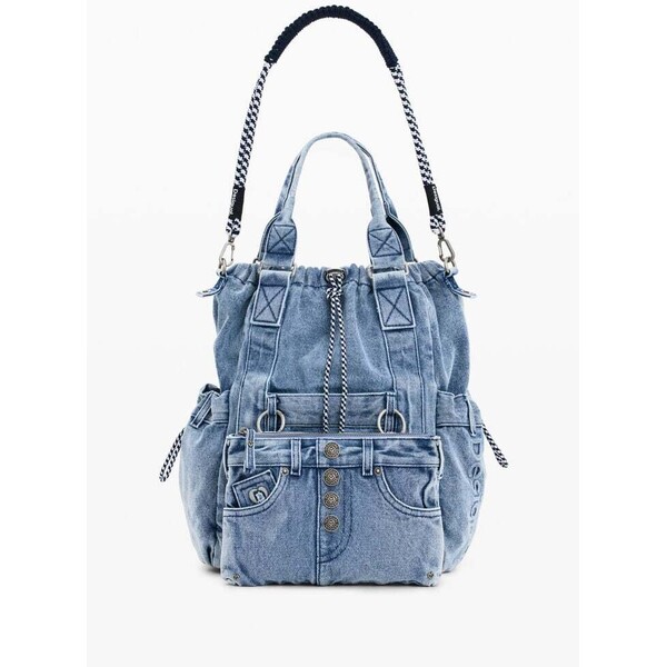 Desigual Duży denimowy plecak 26SAKD095053U