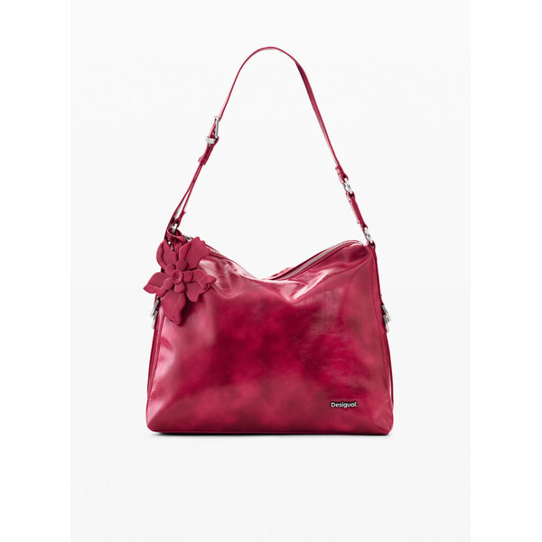 Desigual Duża torba ze skóry ekologicznej 26SAXPCM3026U