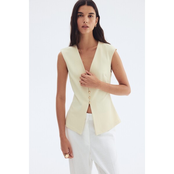 H&M Interlokowa kamizelka 1299851