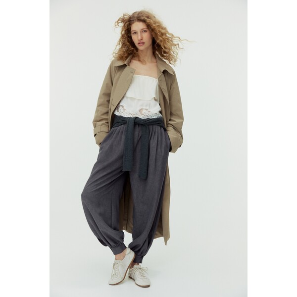 H&M Baloniaste spodnie z zakładkami 1317485