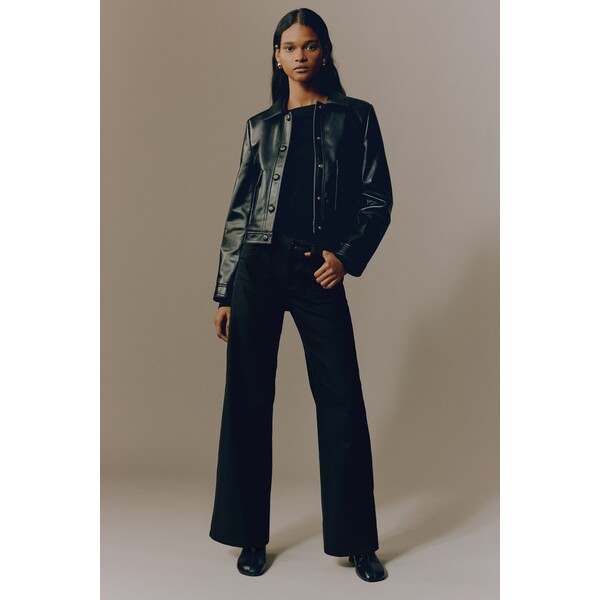 H&M Szerokie spodnie z diagonalu 1320299