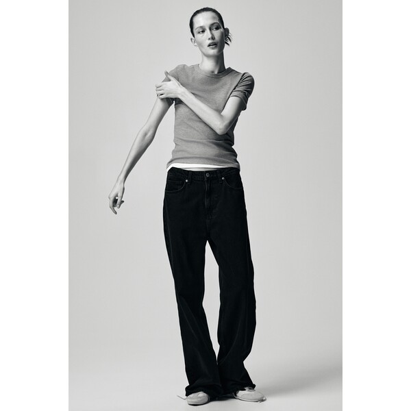 H&M T-shirt w prążki 1323017