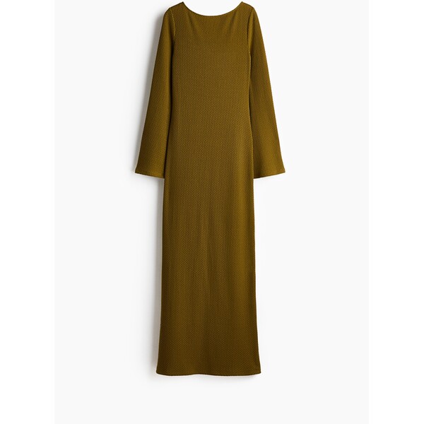 H&M Dzianinowa sukienka maxi 1319093