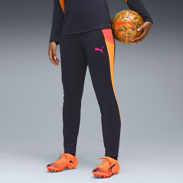 Puma Damskie spodnie piłkarskie IndividualBLAZE New Navy-Ravish-Glowing Red