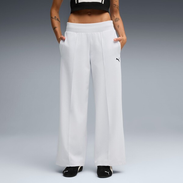 Damskie spodnie FUTURE.PUMA.ARCHIVE z niskim stanem o luźnym kroju Silver Mist