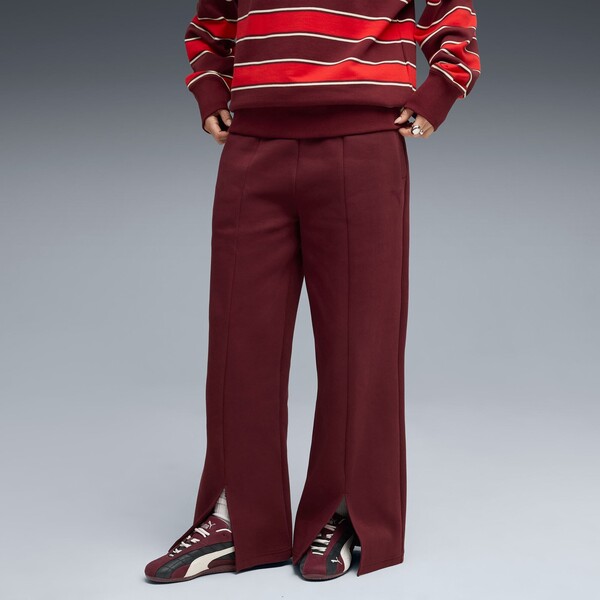 Puma Damskie spodnie o luźnym kroju Wardrobe Essentials Ruby Shimmer