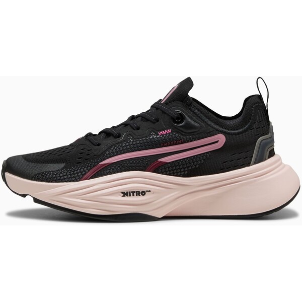 Puma Damskie buty treningowe PWR NITRO™ SQD 2 PUMA Black-Jasmine Flower-Poised Pink-Ruby Shimmer