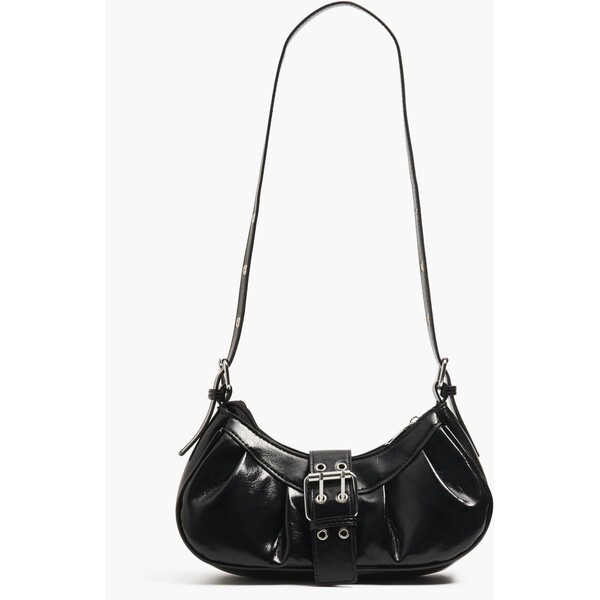 Cropp Czarna torebka hobo z dekoracyjną klamrą 005IF-99X
