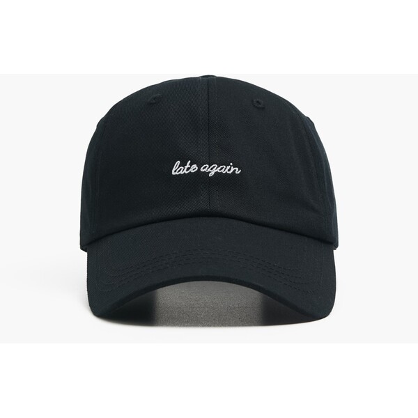 Cropp Czapka z daszkiem i haftowanym napisem 108IF-99X