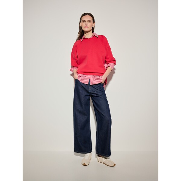 Mohito Czerwona bluza oversize 548KB-33X