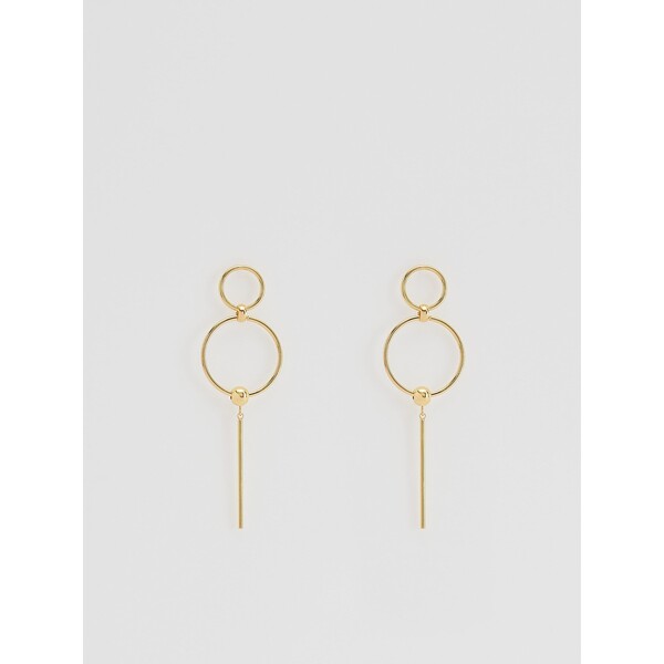 Reserved Wiszące kolczyki 012ID-GLD