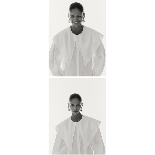 Reserved Kolczyki w kształcie serca 014ID-GLD