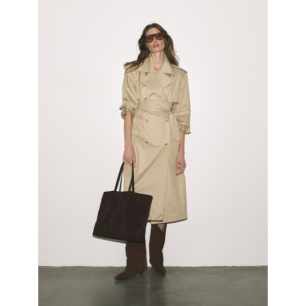 Reserved Torebka shopper z imitacji zamszu 763FC-89X