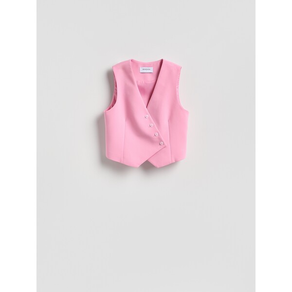 Reserved Asymetryczna kamizelka garniturowa 057JL-30X