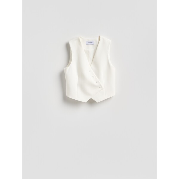 Reserved Asymetryczna kamizelka garniturowa 057JL-00X