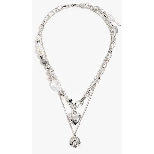 Mohito Podwójny naszyjnik z zawieszkami 209JW-SLV