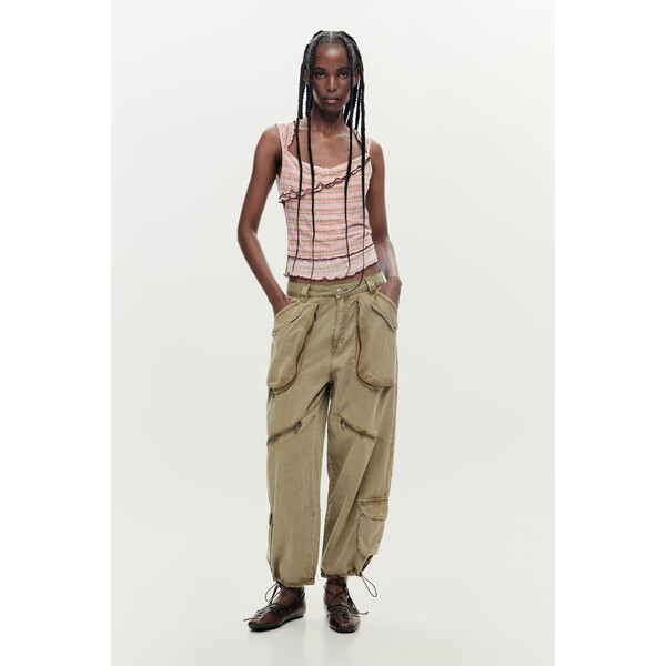 Desigual Spodnie capri w odcieniach gradientu 26SWPWXB6004