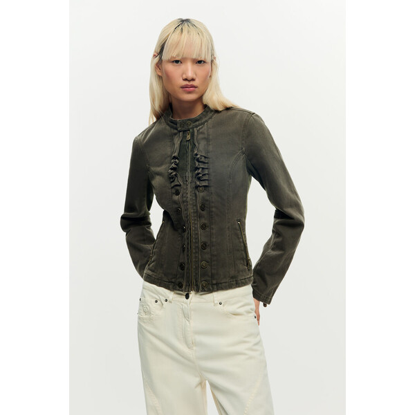 Desigual kurtka bawełniana na zamek 26SWEWXH4092