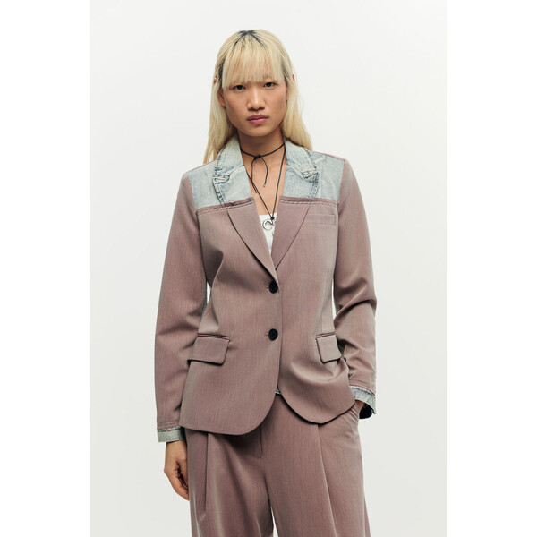 Desigual Recyklowany płaszcz blezer 26SWEWXE3025