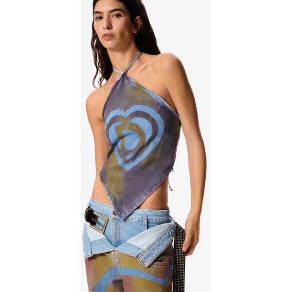 Desigual Denimowa bluzka Masha Popova 26SWBD018006