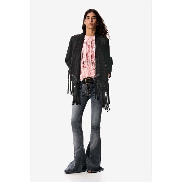 Desigual Spodnie z rozszerzanymi nogawkami masha popova 26SWDD512070