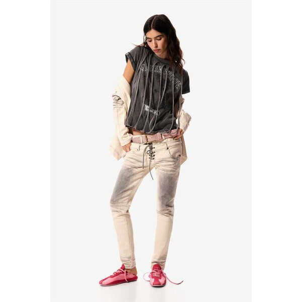 Desigual Dżinsy Skinny Masha Popova 26SWDD461001