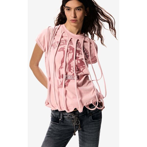 Desigual koszulka z krótkim rękawem masha popova 26SWTK613067