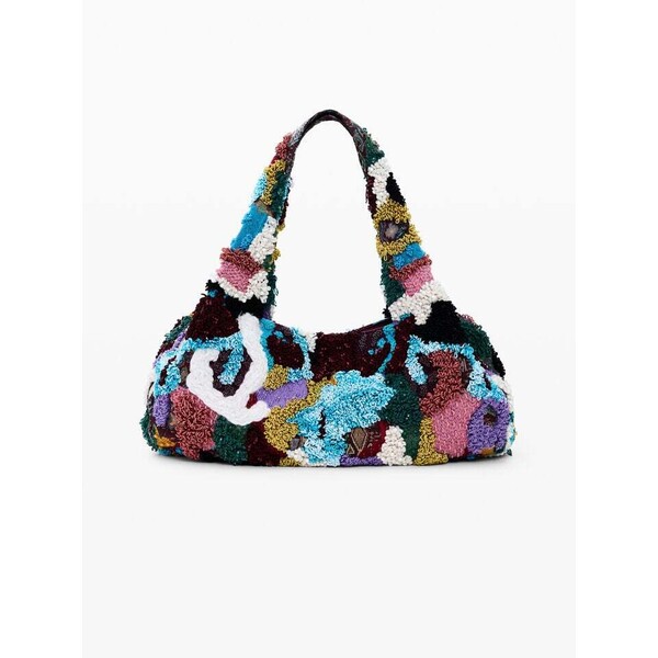 Desigual Duża haftowana torba 26SAXA659019U