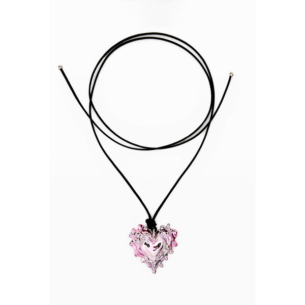 Desigual Duży wisiorek serce zalio 26SAGO819238U