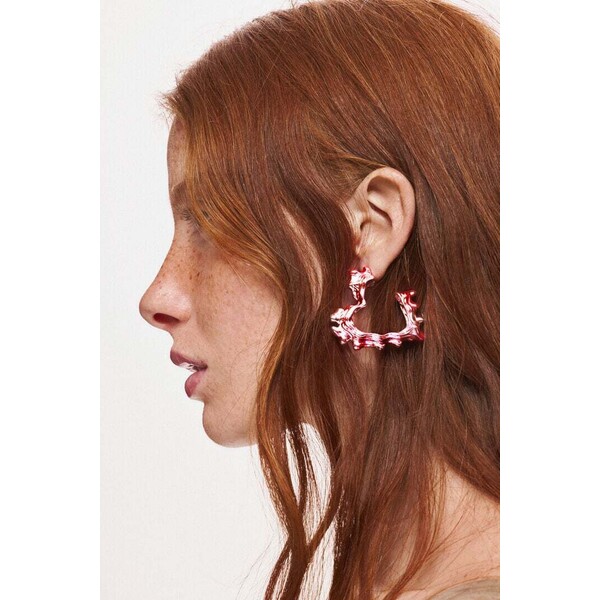 Desigual Różowe kolczyki serce zalio 26SAGO479238U