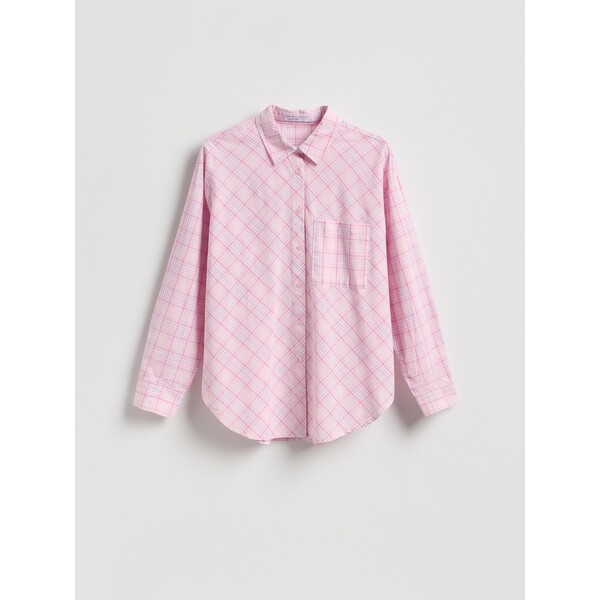 Reserved Bawełniana koszula w kratkę 794II-30X
