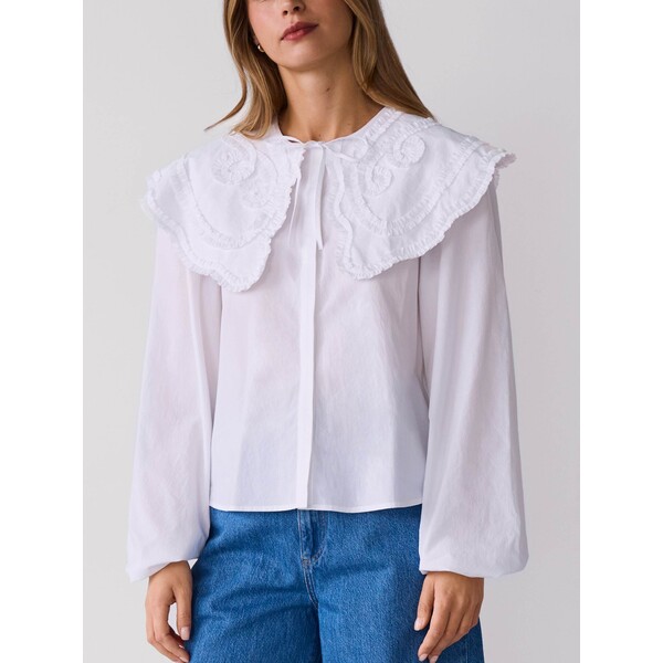 Reserved Bluzka z ozdobnym kołnierzem 774II-00X