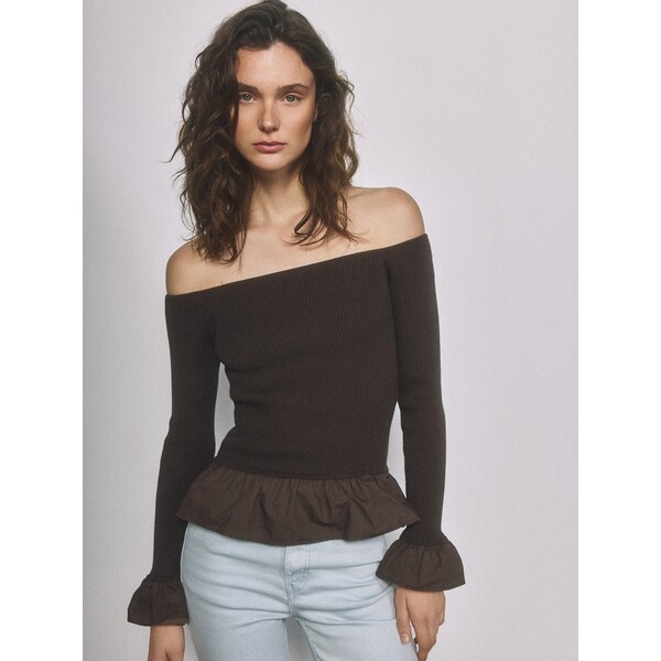 Reserved Sweter z wiskozą 616IN-89X